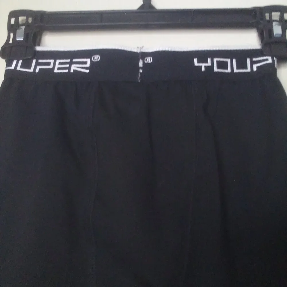 Youper Youth Boxer Brief With Baseball Cup L Boys Black